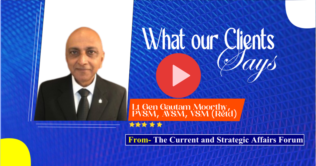 Lt Gen Gautam Moorthy